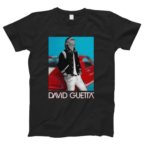 David Guetta With His Car Effect Men T Shirt
