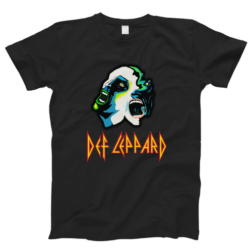 Def Leppard Skull Men T Shirt