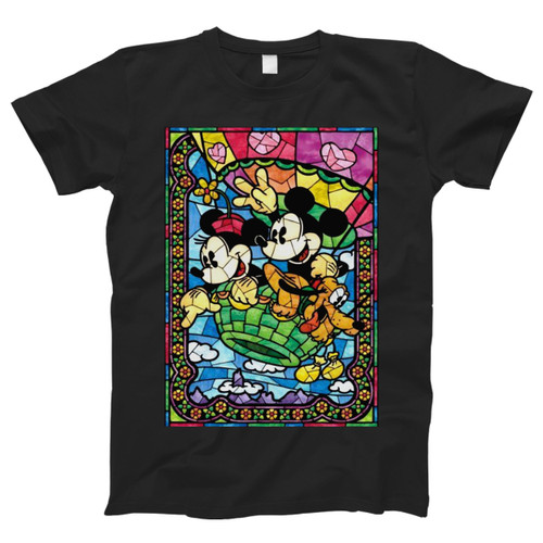 Disney Mickey Balloon Mozaic Men T Shirt
