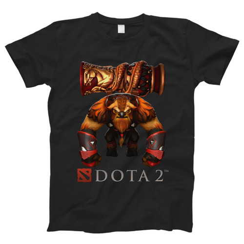 Dota 2 Logo Earthshaker Heroes Men T Shirt