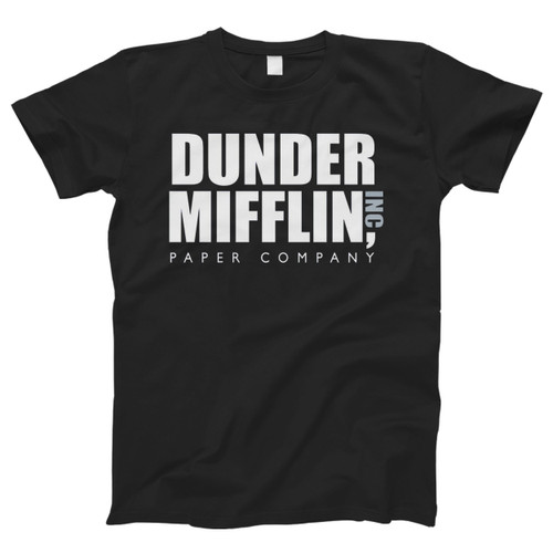 Dunder Mifflin Paper Company The Office Funny Tv Slogans Humor Men T Shirt