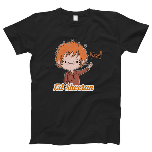 Ed Sheeran Cartoon Hey Men T Shirt