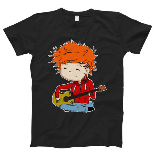 Ed Sheeran Cartoon Large Men T Shirt