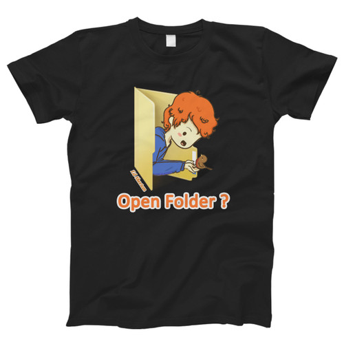 Ed Sheeran Cartoon Open Folder Men T Shirt