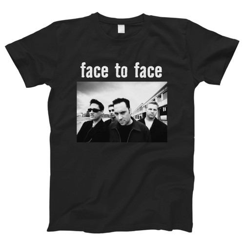 Face To Face Photo Title Men T Shirt