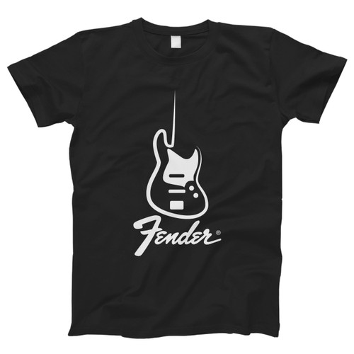 Fender Guitar Logo Men T Shirt