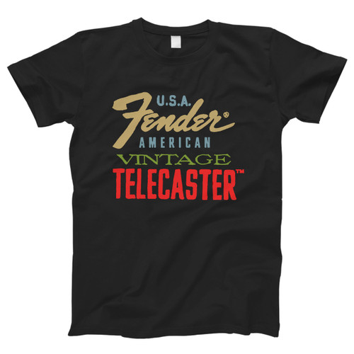 Fender Telecaster Vintage American Men T Shirt