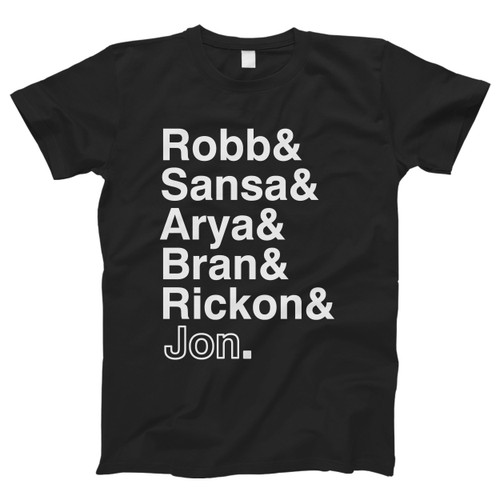 Game Of Thrones Stark Siblings O Winterfell Pullover Men T Shirt