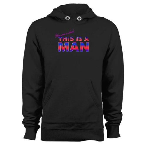 Was created with comfort in mind, this you are a dude this is a man hoodie lighter weight is perfect for any activity. Teams and groups love this hoodie for its affordable price and variety of colors.