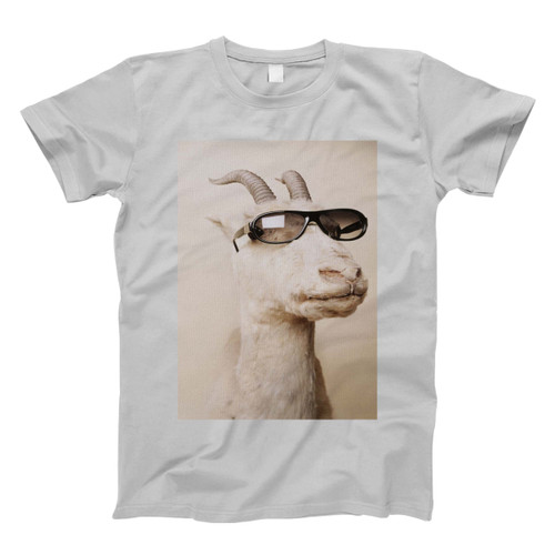 Goat Funny Sun Glasses Men T Shirt