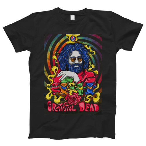 Grateful Dead Dancing Bear Cover Men T Shirt