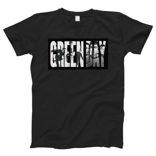 Green Day Facebook Cover Title Men T Shirt