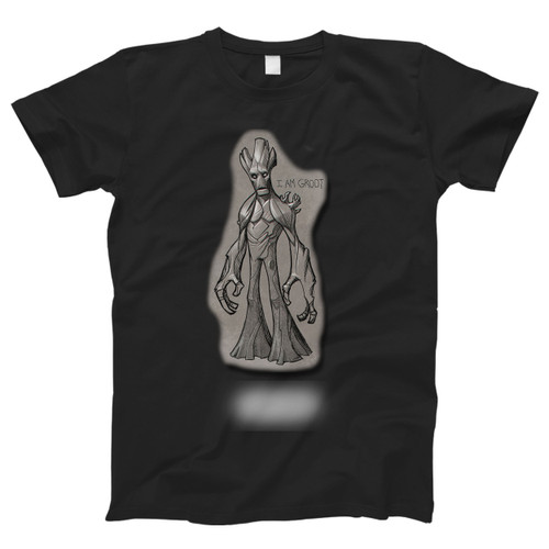 Groot Statue Men T Shirt