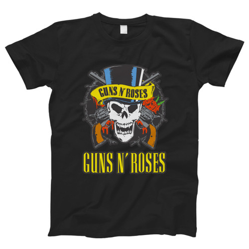 Guns And Roses Logo Cover Men T Shirt