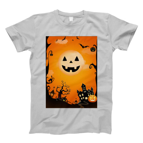 Halloween Pumpkin Face Men T Shirt