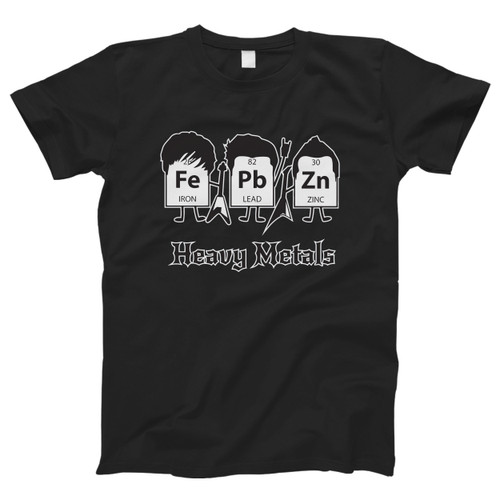 Heavy Metals Periodic Funnky Men T Shirt