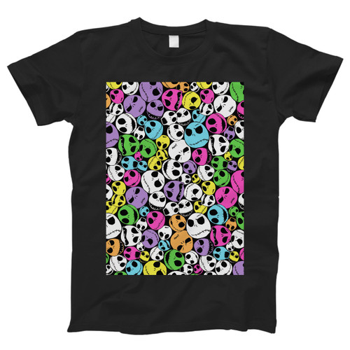Jack Skellington Nightmare Before Christmas Colorfull Men T Shirt