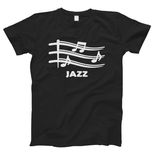 Jazz Musical Notes Men T Shirt