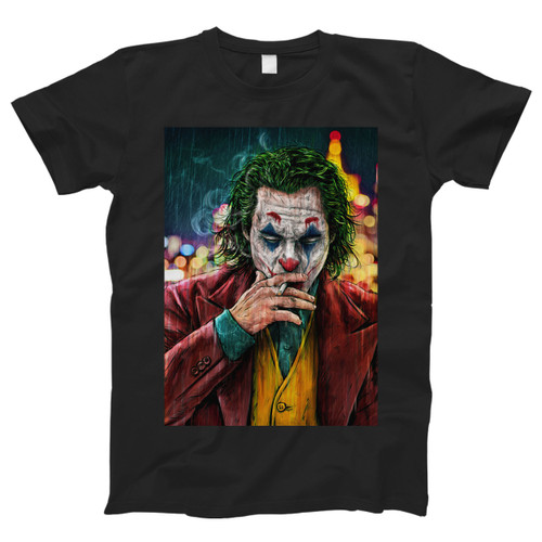 Joker Smoking Painting Art Men T Shirt