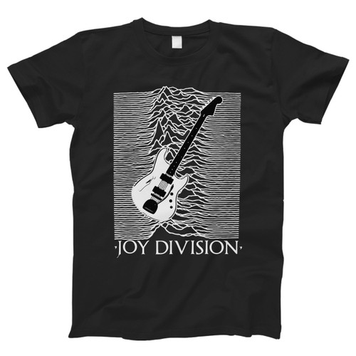 Joy Division Unknown Pleasure Guitar Version Men T Shirt