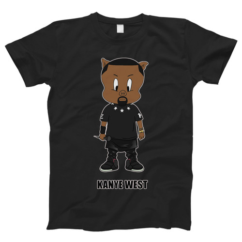 Kanye West Were Place On Cartoon Funny Men T Shirt