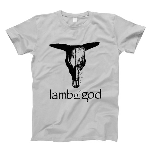 Lamb Of God Bull Skull Men T Shirt