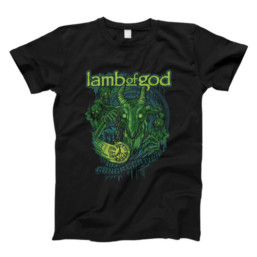Lamb Of God Congregation Time Green Monster Men T Shirt