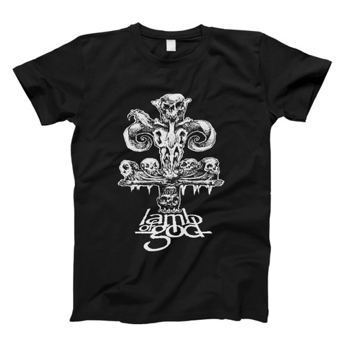 Lamb Of God Skull Men T Shirt
