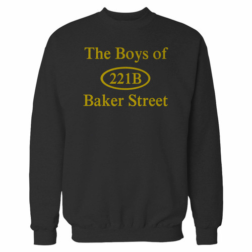 Your 221b baker street crewneck sweatshirt just got an update. This super comfortable and lighter weight crewneck will become your favorite go-to sweatshirt. The cozy spandex cuffs and waistband make this pill-resistant sweatshirt a fan favorite.And your group will look and feel their best in this premium ringspun cotton crew.
