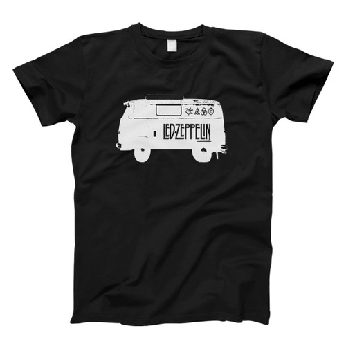 Led Zeppelin Bus Sketch Men T Shirt