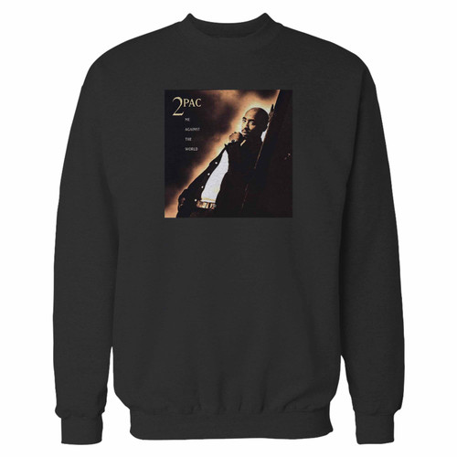 Your 2pac me against the world hip hop crewneck sweatshirt just got an update. This super comfortable and lighter weight crewneck will become your favorite go-to sweatshirt. The cozy spandex cuffs and waistband make this pill-resistant sweatshirt a fan favorite.And your group will look and feel their best in this premium ringspun cotton crew.