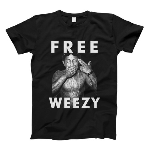 Lil Wayne Free Weezy Shoot Me Cover Men T Shirt