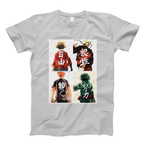 Luffy Naruto Haikyuu Hero Academia Men T Shirt