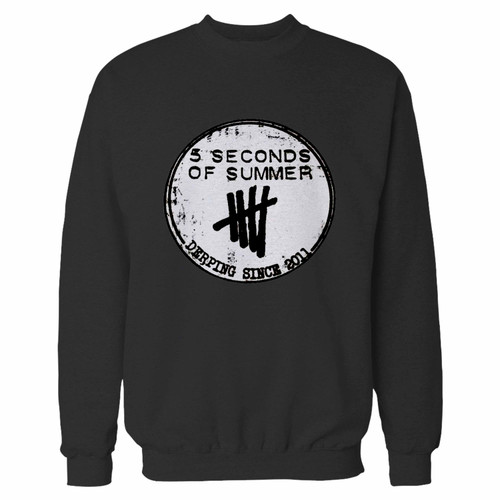 Your 5 sos derping since 2011 crewneck sweatshirt just got an update. This super comfortable and lighter weight crewneck will become your favorite go-to sweatshirt. The cozy spandex cuffs and waistband make this pill-resistant sweatshirt a fan favorite.And your group will look and feel their best in this premium ringspun cotton crew.