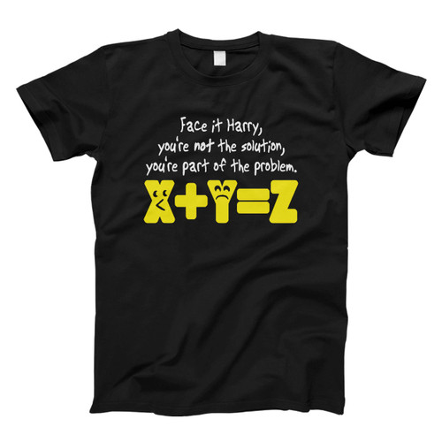 Math Problem Face It Harry Men T Shirt