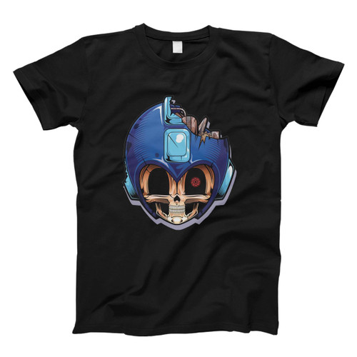 Megaman Skull Head Men T Shirt