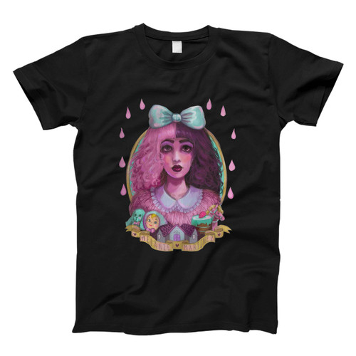 Melanie Martinez Sketch On Water Colour Canvas Art Men T Shirt