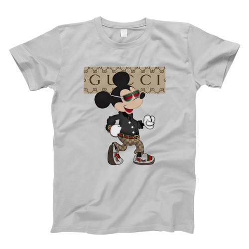 Mickey Parody Walking Funny Men T Shirt