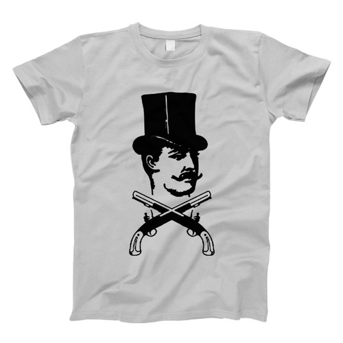 Mumford And Sons Cowboy Logo Black And White Men T Shirt