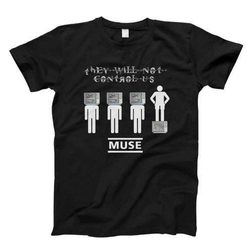 Muse They Will Not Control Us Men T Shirt