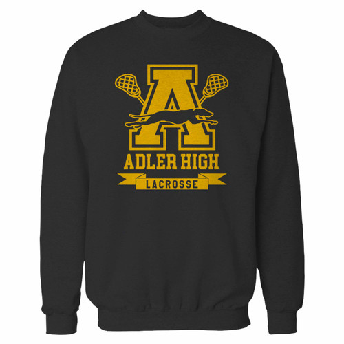 Your adler high lacrosse crewneck sweatshirt just got an update. This super comfortable and lighter weight crewneck will become your favorite go-to sweatshirt. The cozy spandex cuffs and waistband make this pill-resistant sweatshirt a fan favorite.And your group will look and feel their best in this premium ringspun cotton crew.