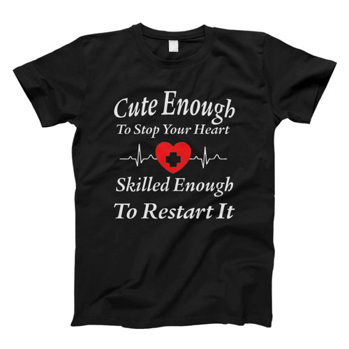 Nurse Funny Calm Tee Gift Heart Rn Nursing Women Nurses And Doctor Wave Men T Shirt