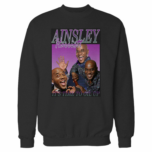 Your ainsley harriott celebrity chef homage crewneck sweatshirt just got an update. This super comfortable and lighter weight crewneck will become your favorite go-to sweatshirt. The cozy spandex cuffs and waistband make this pill-resistant sweatshirt a fan favorite.And your group will look and feel their best in this premium ringspun cotton crew.