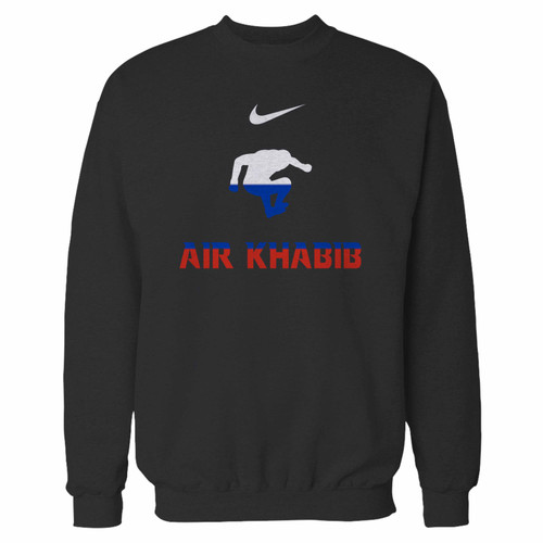 Your air khabib nurmagomedov crewneck sweatshirt just got an update. This super comfortable and lighter weight crewneck will become your favorite go-to sweatshirt. The cozy spandex cuffs and waistband make this pill-resistant sweatshirt a fan favorite.And your group will look and feel their best in this premium ringspun cotton crew.