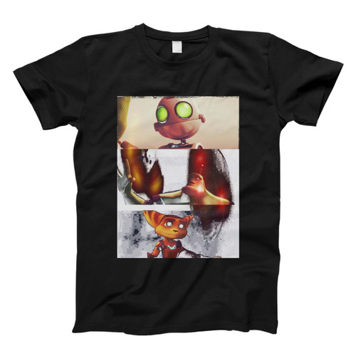 Ratchet And Clank Triple Art Men T Shirt