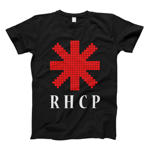 Red Hot Chili Pepper Eight Bit Logo Men T Shirt