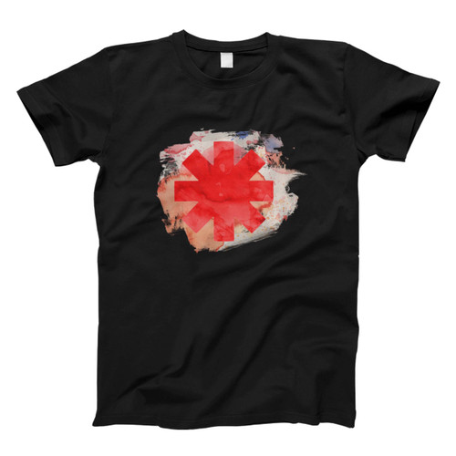 Red Hot Chili Pepper Logo Abstract Background Men T Shirt