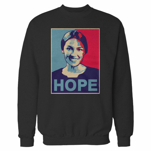 Your alexandria ocasio cortez crewneck sweatshirt just got an update. This super comfortable and lighter weight crewneck will become your favorite go-to sweatshirt. The cozy spandex cuffs and waistband make this pill-resistant sweatshirt a fan favorite.And your group will look and feel their best in this premium ringspun cotton crew.
