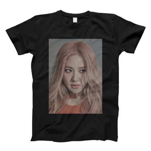 Rose Blackpink Portrait Men T Shirt