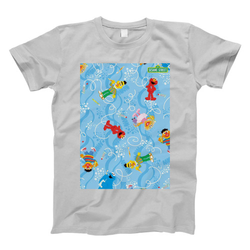 Sesame Street Crowded Men T Shirt